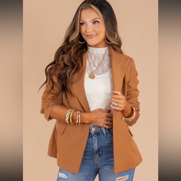 Entro Top of the Chain Blazer - Camel - L - Picture 1 of 8